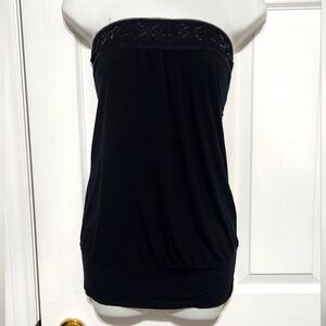 Sequin Strapless Top